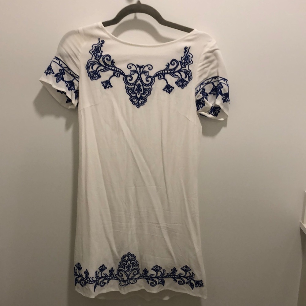 White Shift Dress